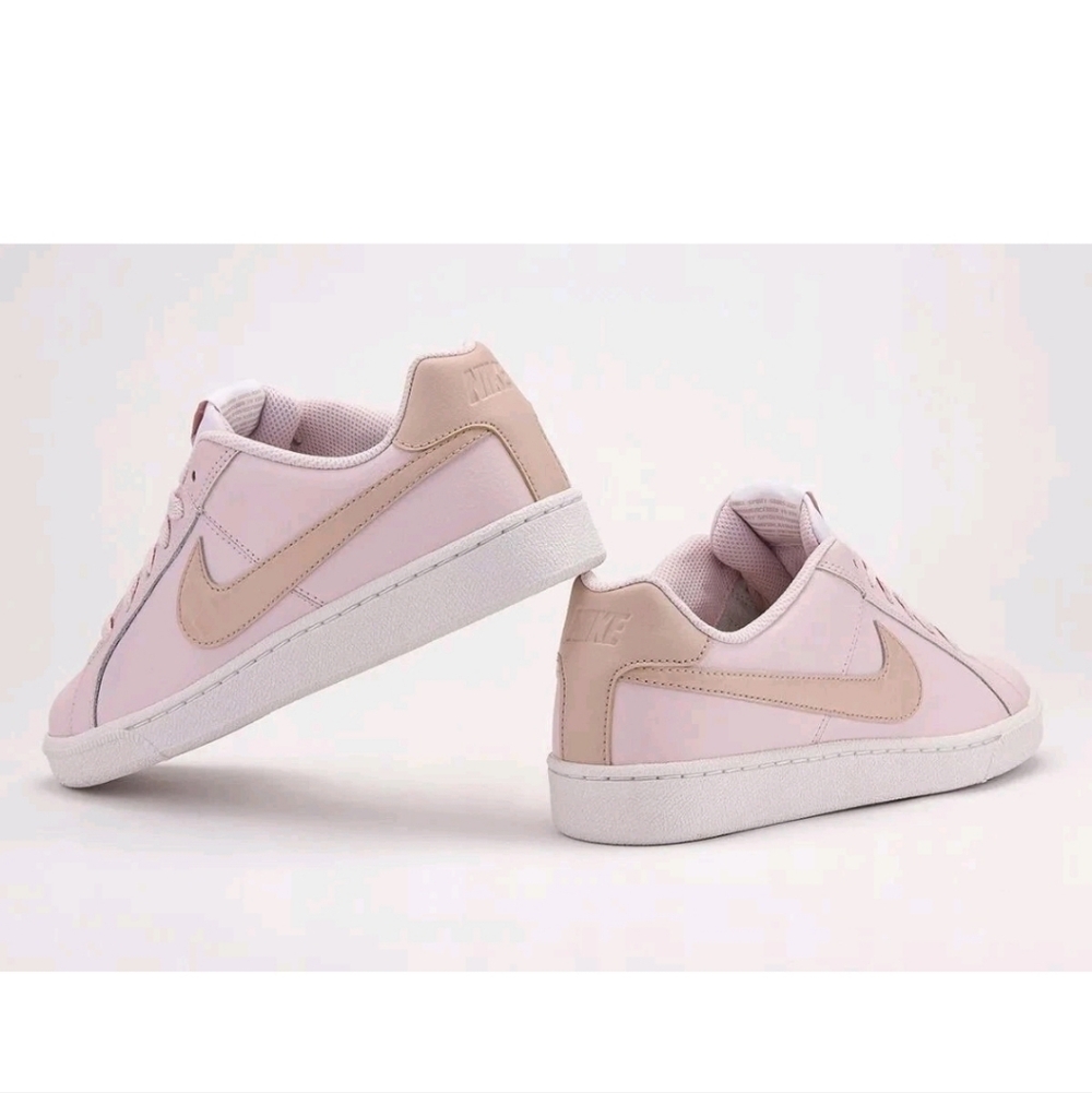Women Nike Court Royale Casual Shoes Size 7.5 Barely Rose Pink White - Picture 2 of 5
